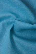 Load image into Gallery viewer, Torquise Blue Italian Linen