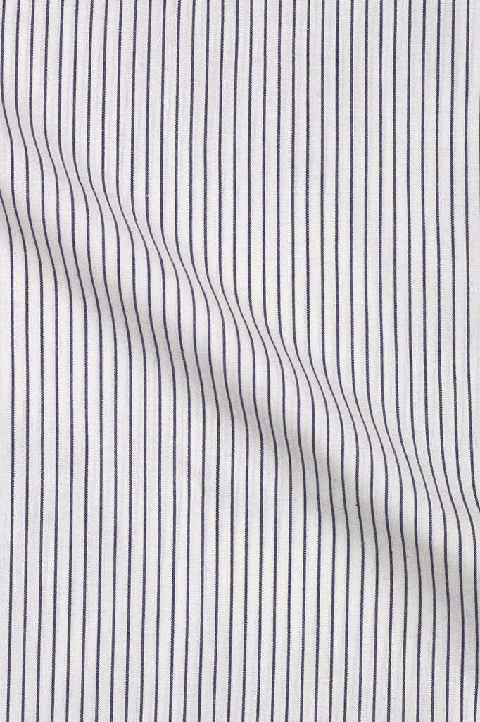 Ink Blue Chain Striped Shirt