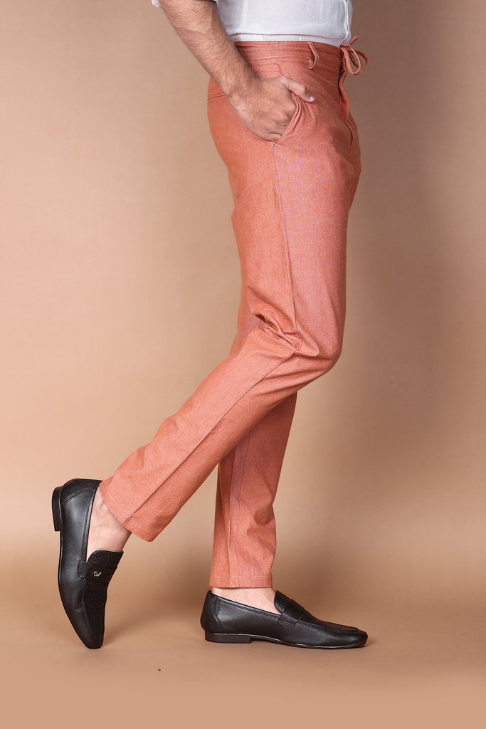 Piñata Orange Linen Trouser
