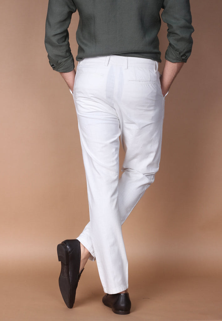White Linen Trouser