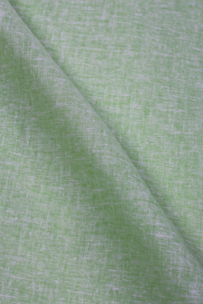 Parrot Green Italian Featherweight Linen
