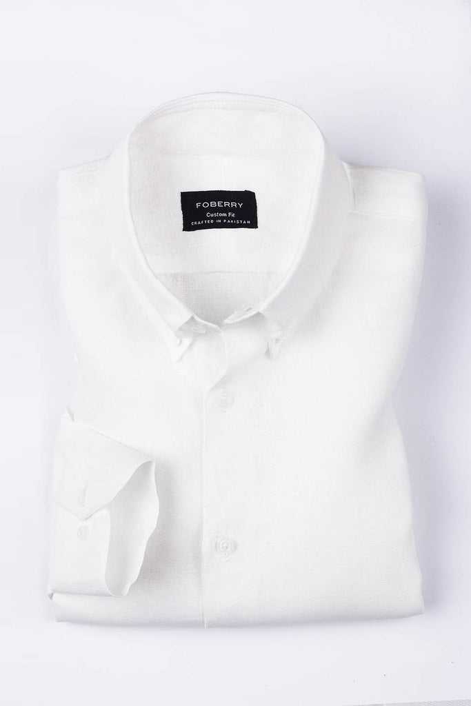 White  Linen Shirt