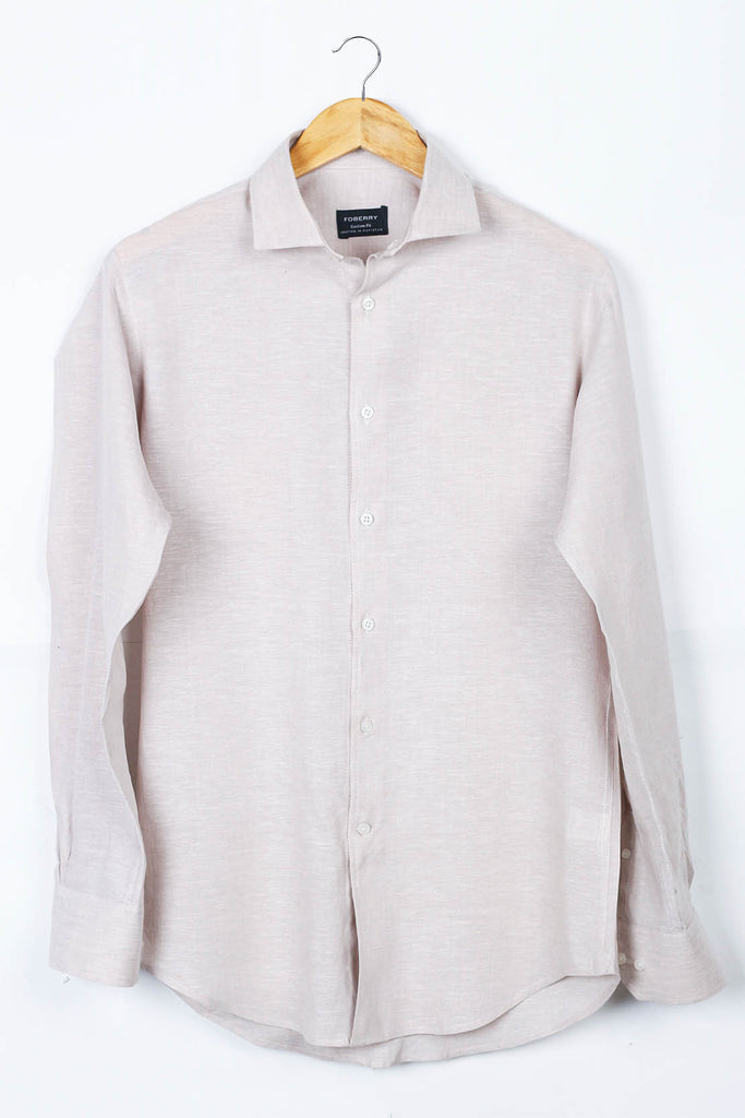 Ash Grey Linen Shirt