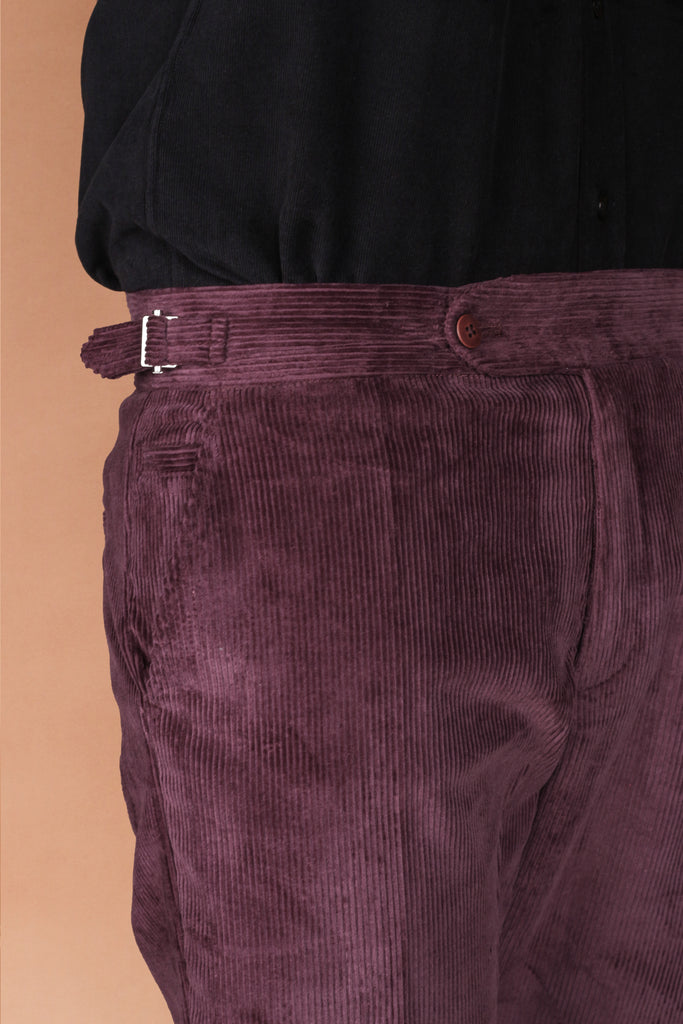 Muave Wide Wale Corduroy Trouser