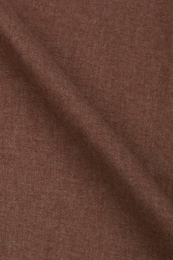 Mocha Brown Brushed Winter Flannel