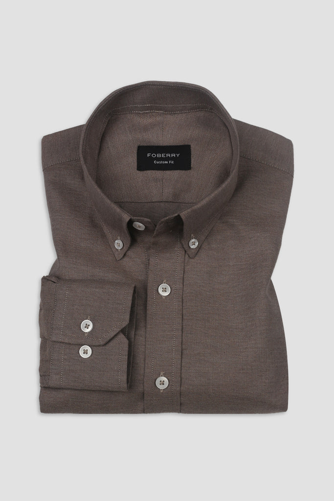 Taupe Oxford Shirt