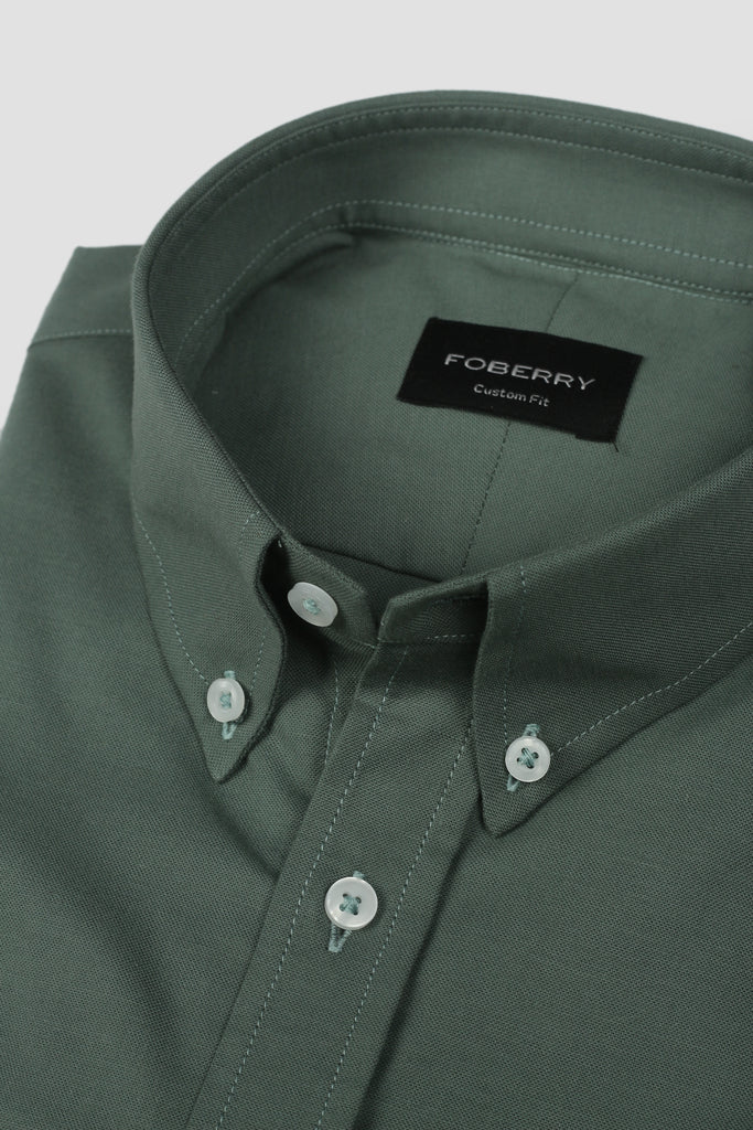 Soft Pine Green Oxford Shirt