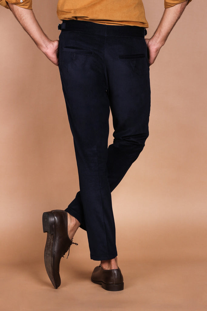 Midnight Blue Corduroy Trouser