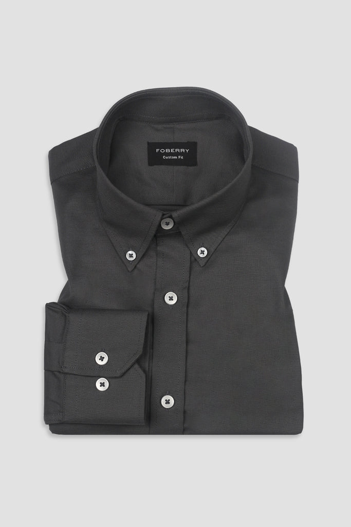 Graphite Grey Oxford Shirt