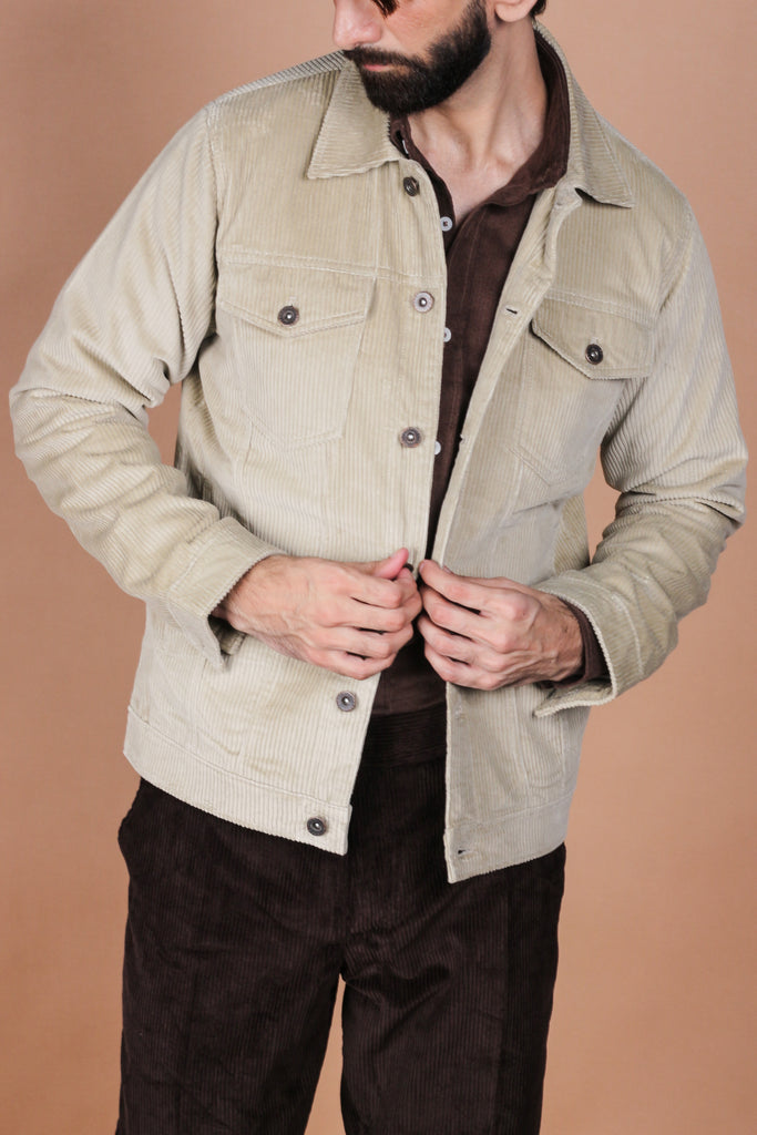 Caramel Wide Wale Corduroy Jacket