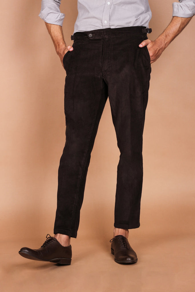 Chocolate Brown Corduroy Trouser