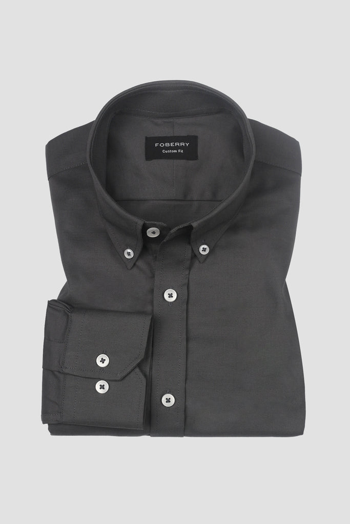 Graphite Grey Oxford Shirt