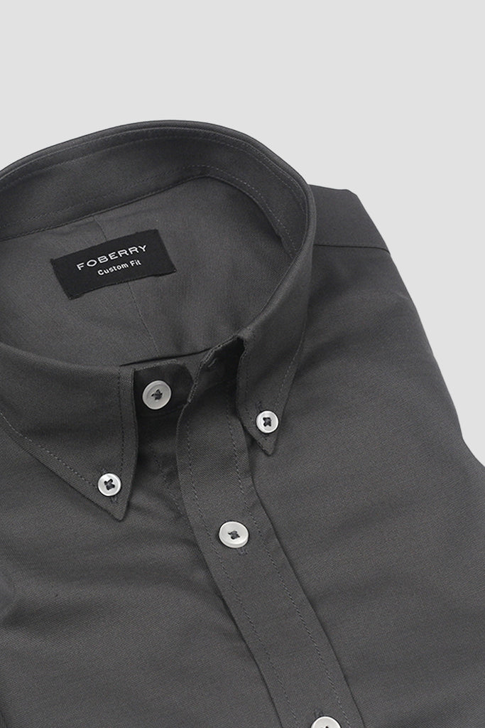 Graphite Grey Oxford Shirt