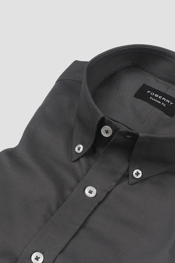 Graphite Grey Oxford Shirt