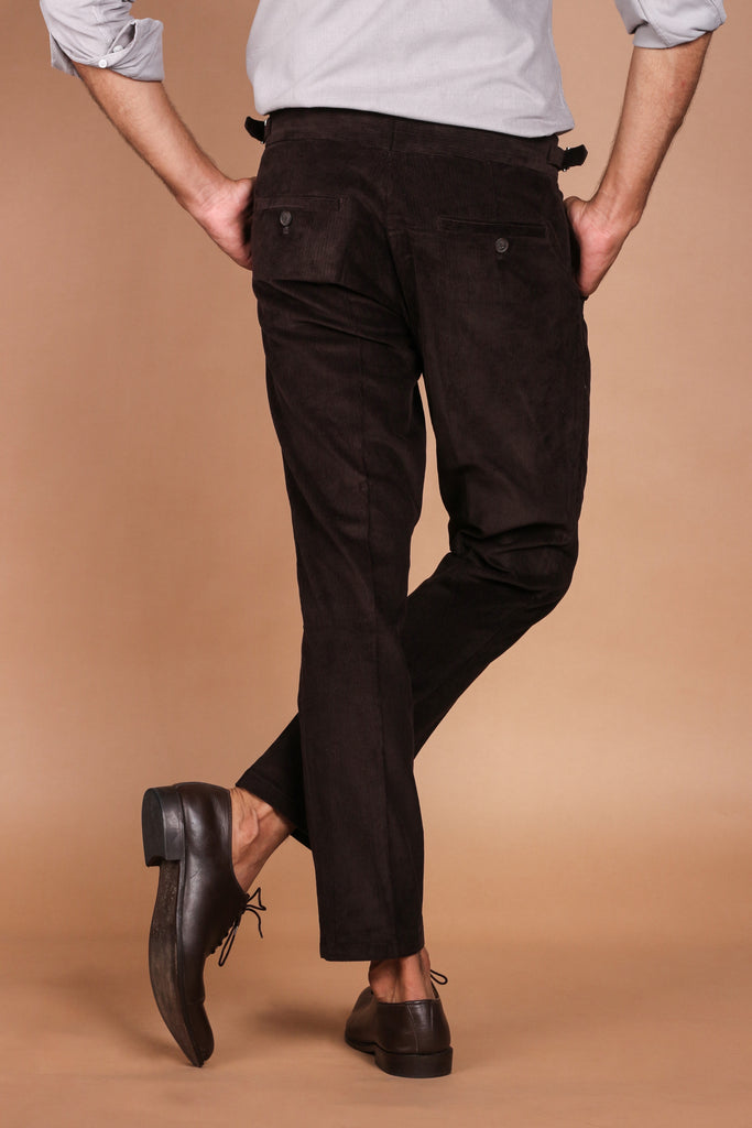 Chocolate Brown Corduroy Trouser