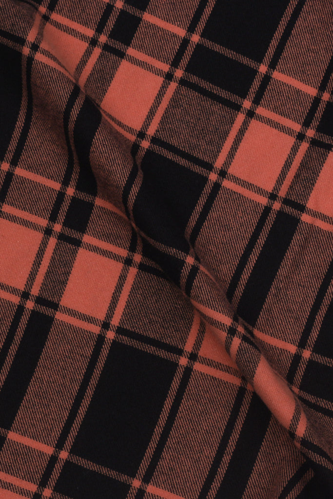 Peach Stowe Flannel Shirt