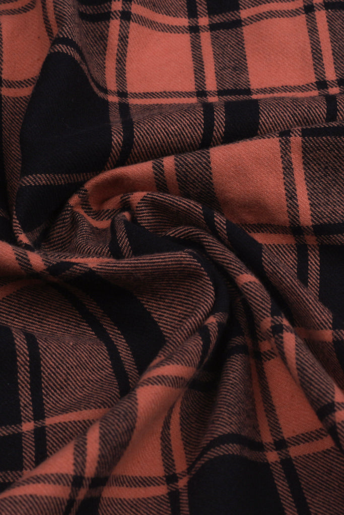 Peach Stowe Flannel Shirt