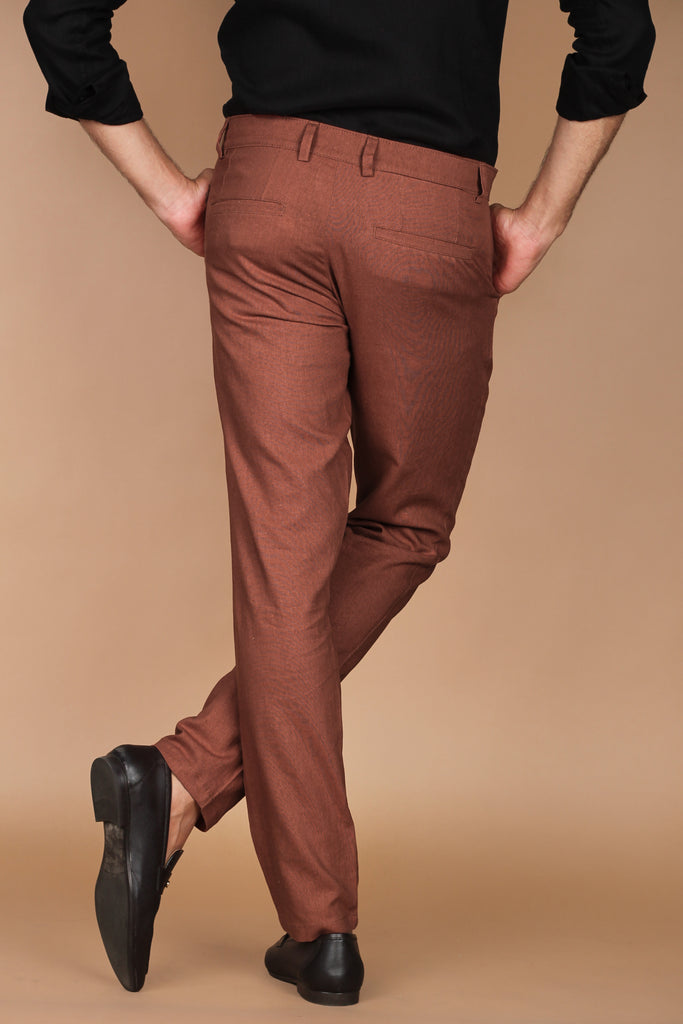 Mountain Brown Linen Trouser