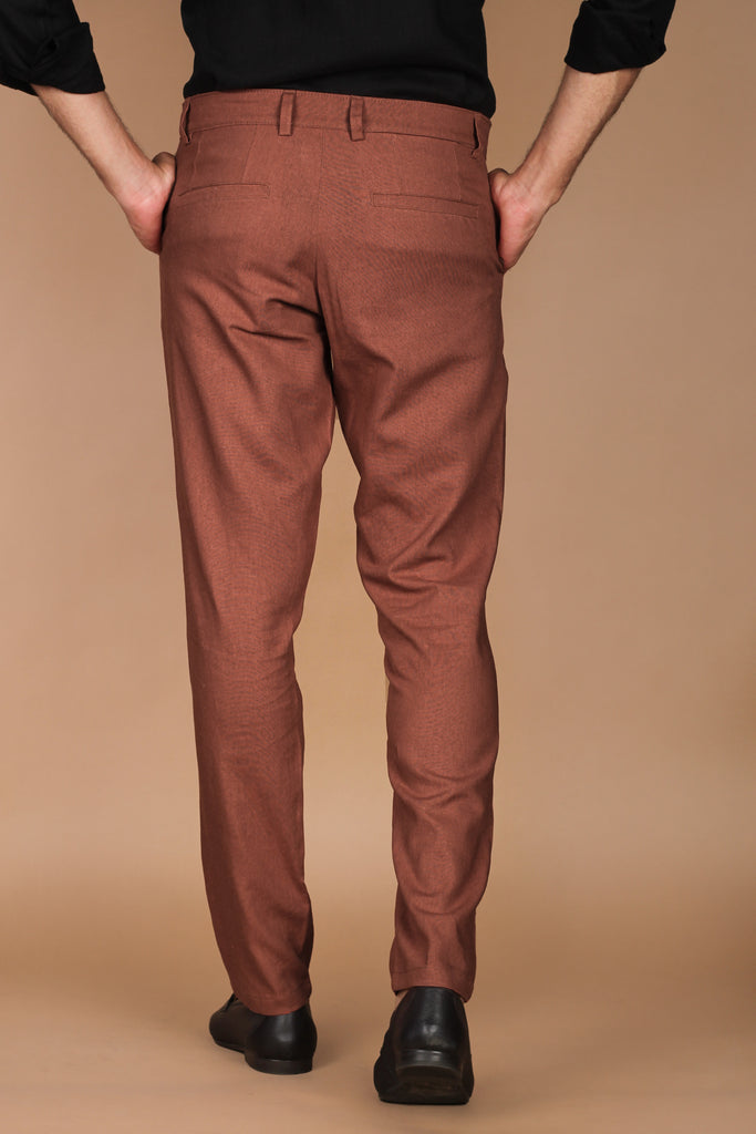 Mountain Brown Linen Trouser