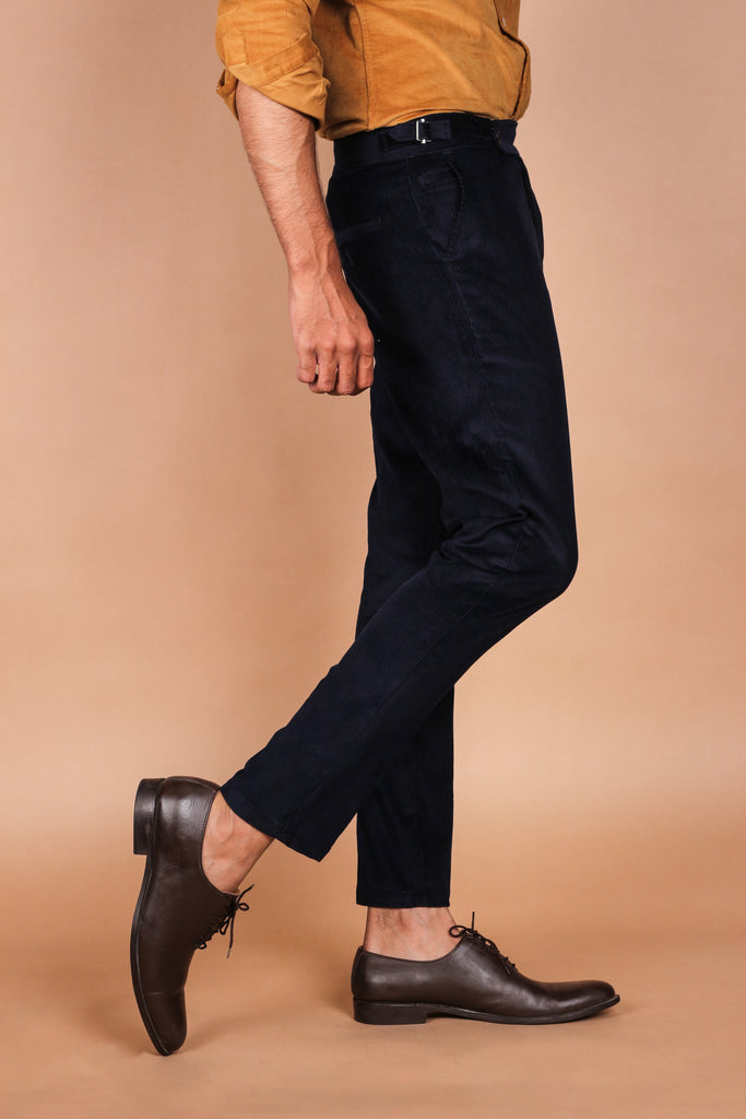 Midnight Blue Corduroy Trouser