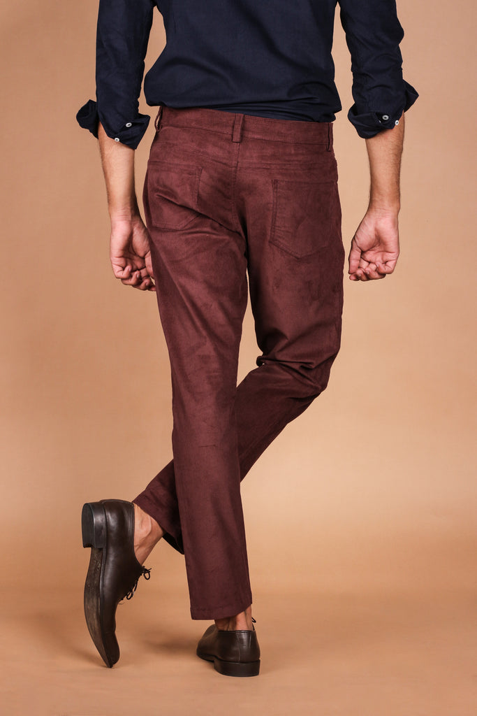 Coffee Brown Five Pocket Corduroy Trouser