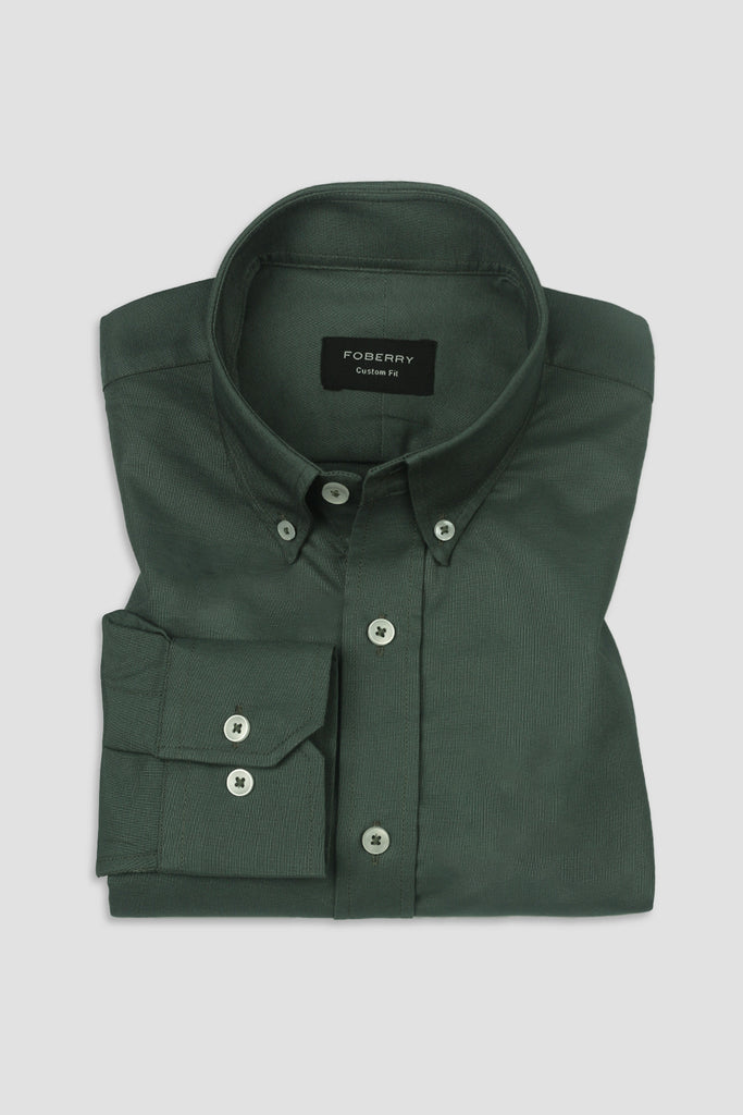 Viridian Green Oxford Shirt