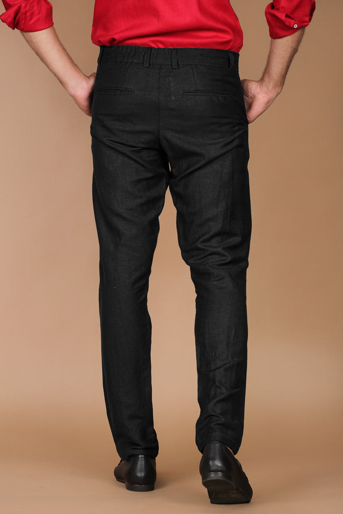 Charcoal Grey Linen Trouser