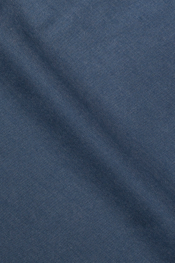 Cobalt Blue Brushed Winter Flannel Shirt