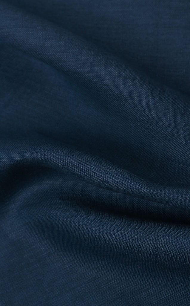 Turkish Blue Italian Linen