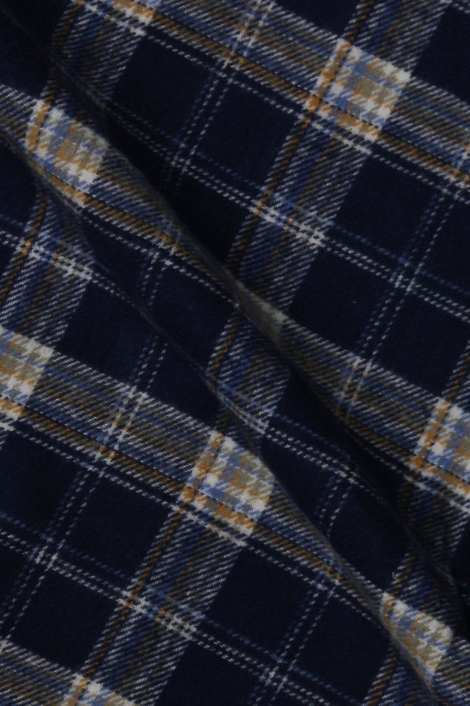 Egyptian Blue Tartan Winter Flannel Shirt