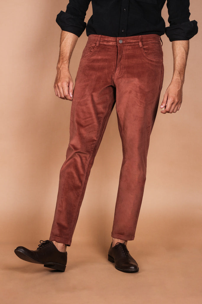 Mountain Brown Five Pocket Corduroy Trouser