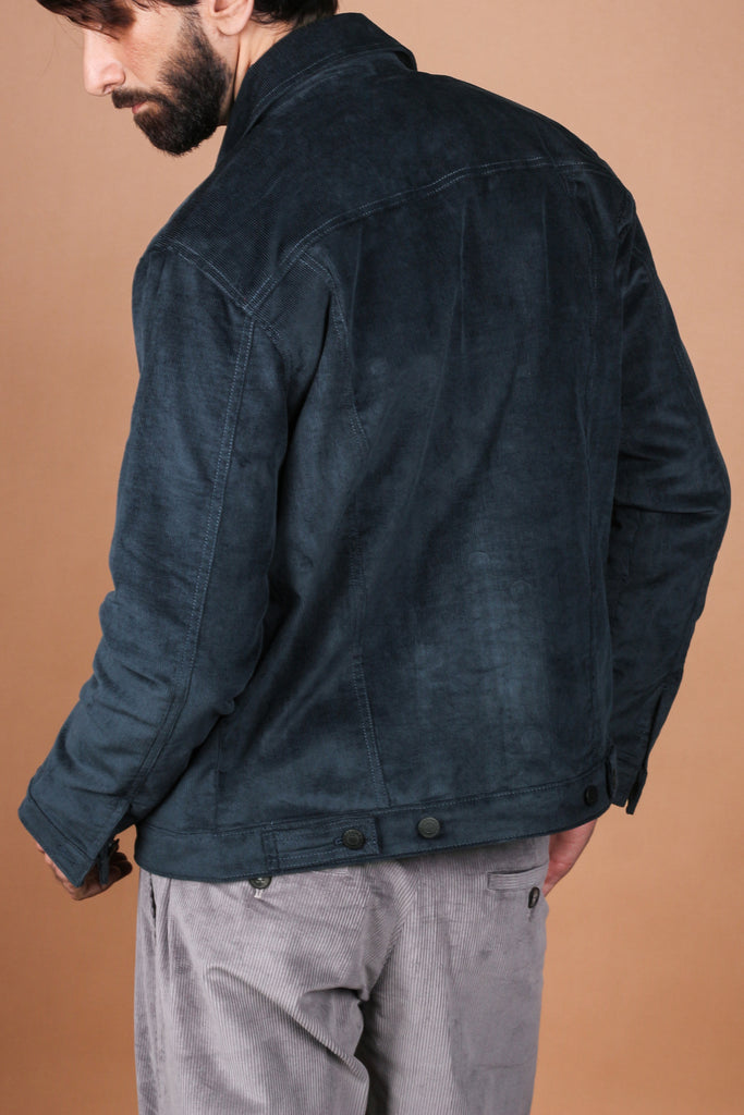 Turkish Blue Corduroy Jacket