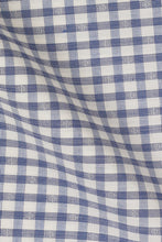 Load image into Gallery viewer, Soft Blue Self Gingham