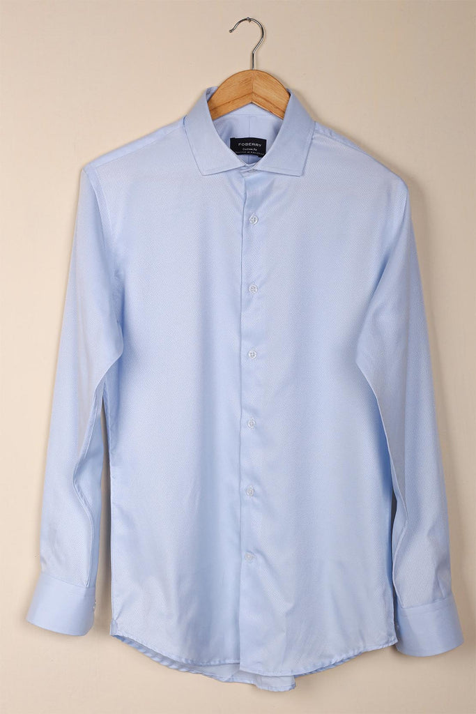 Blue Diamond Patterned Shirt