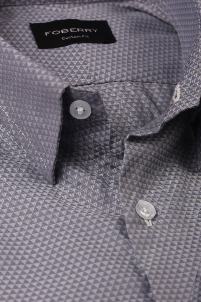 Triangle Grey Patterned Shirt