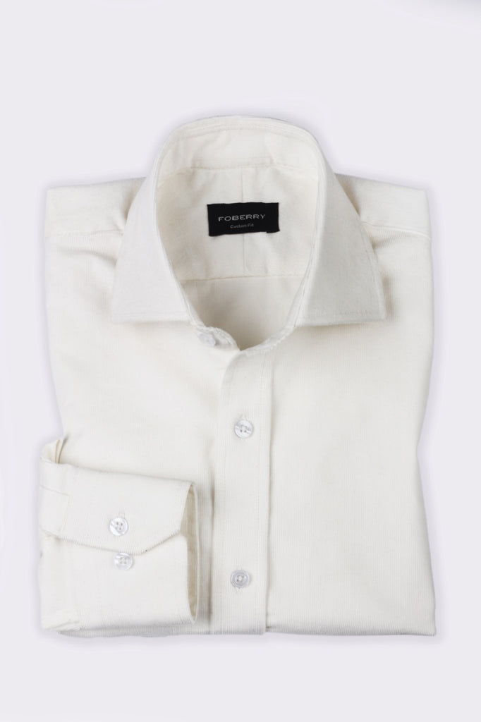 White Corduroy Shirt