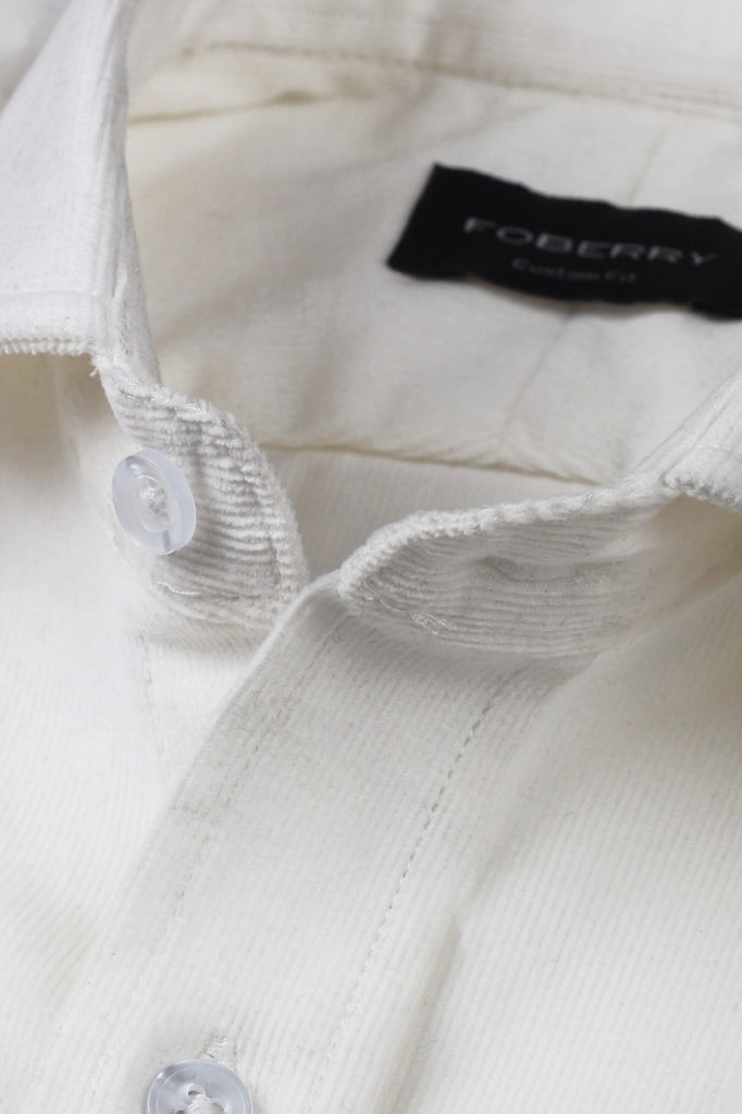 White Corduroy Shirt