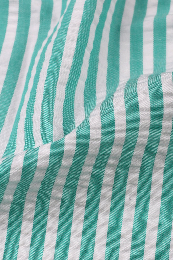 Green Seersucker Bangle Striped