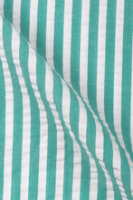 Load image into Gallery viewer, Green Seersucker Bangle Striped