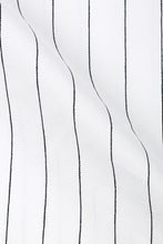 Load image into Gallery viewer, Black on White Pinstriped