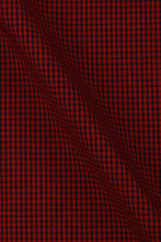Load image into Gallery viewer, Maroon Micro Gingham