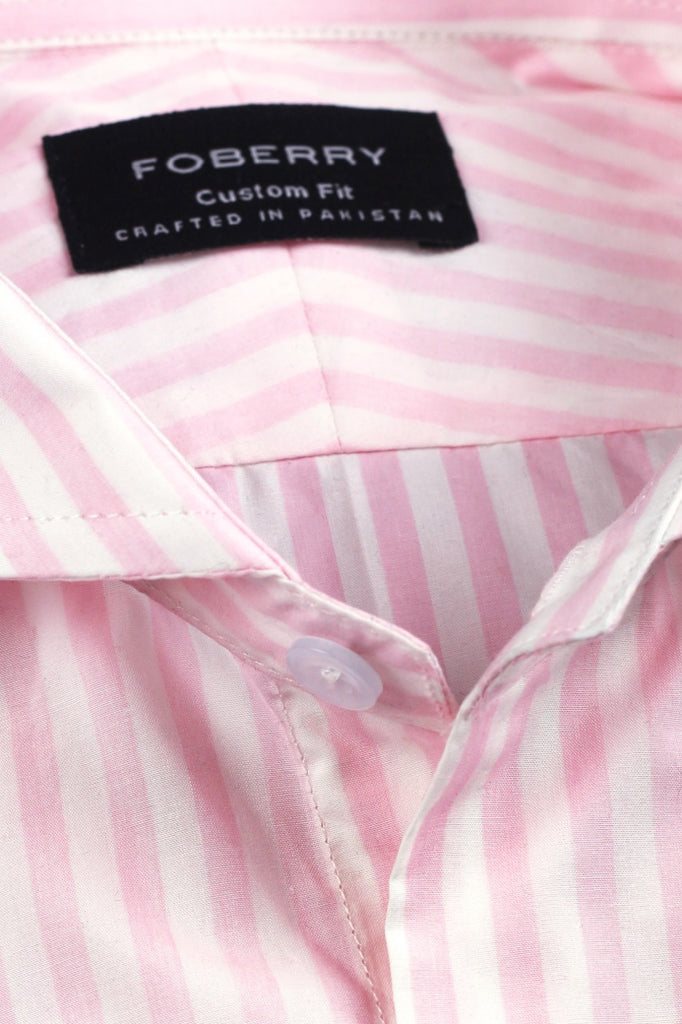 Fresh Bold Pink Stripes Shirt