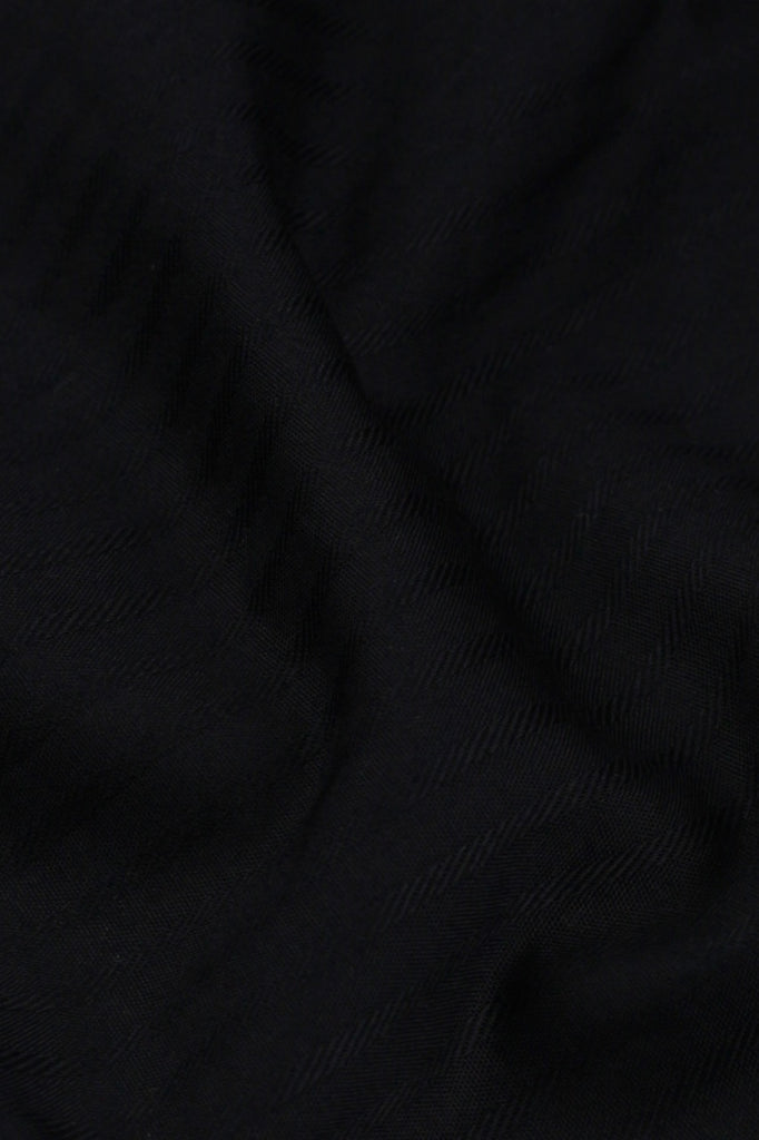 Black Twill Striped Shirt