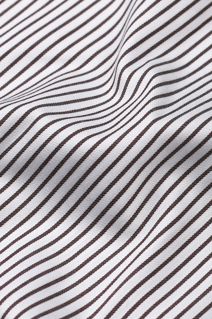 Brown Awning Striped Shirt