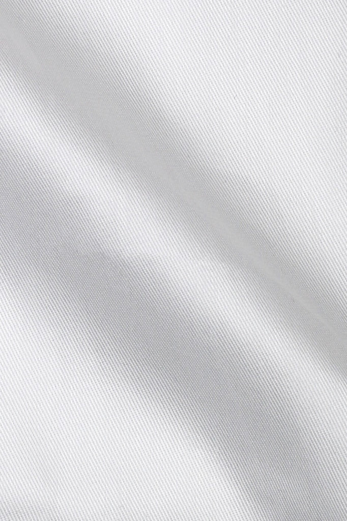 Pearl White Twill Shirt