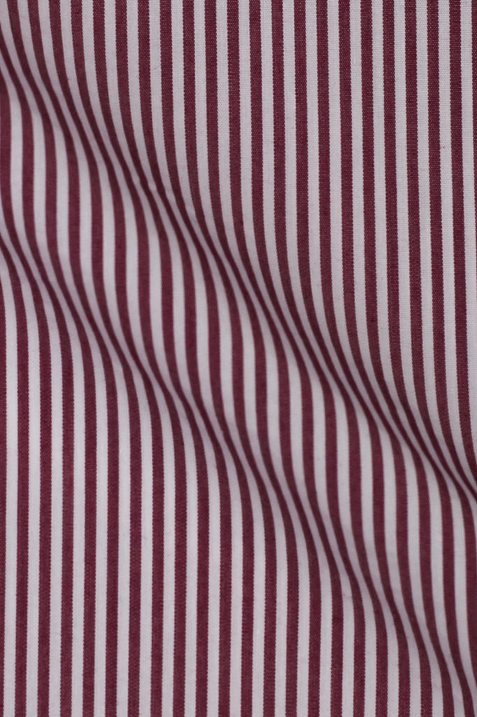 Ink Red Pencil Striped Shirt