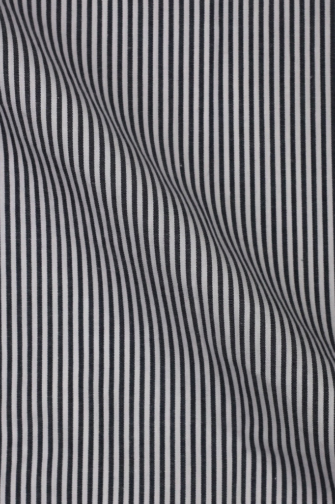 Charcoal Pinstriped