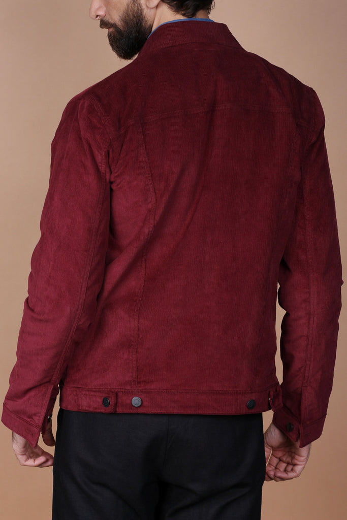 Maroon Corduroy Jacket