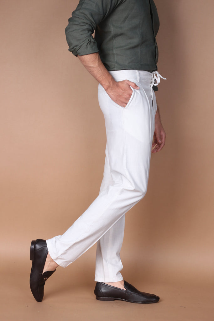 White Linen Trouser