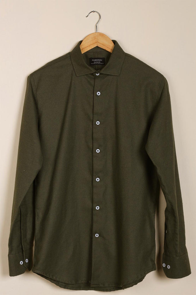 Forrest Green Winter Flannel Shirt